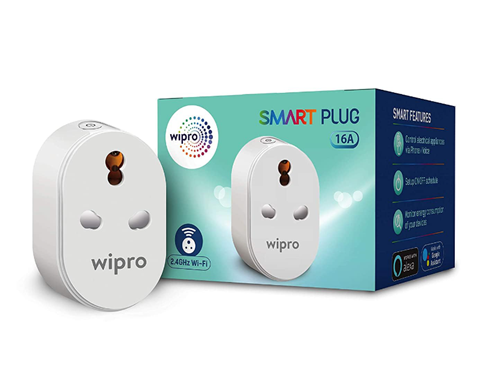 Wipro 16A Wi-Fi Smart Plug with Energy Monitoring