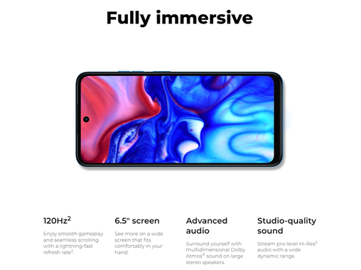  Moto G45 5G - Display is Immersive