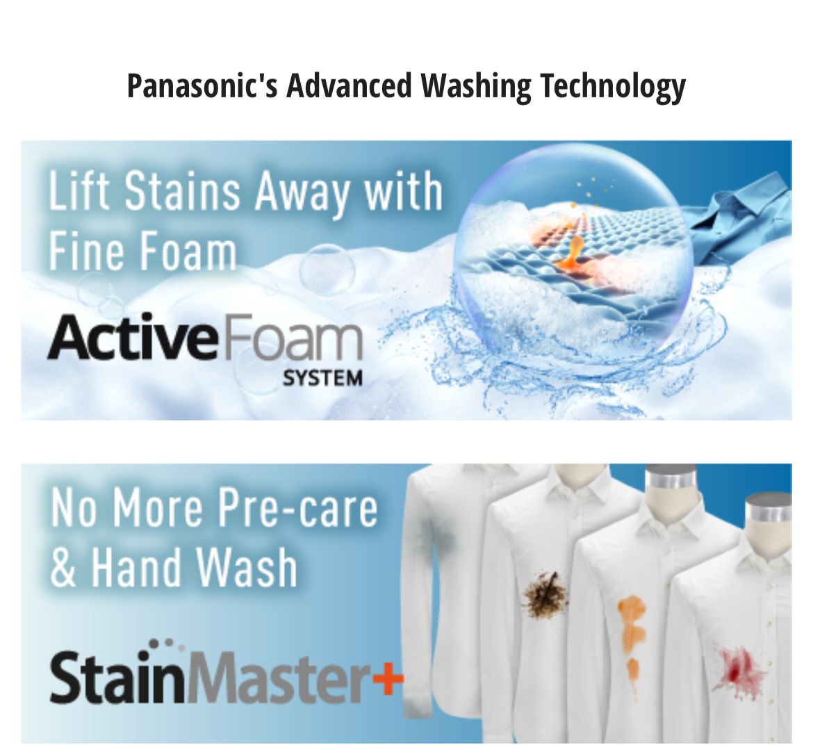 Panasonic Life Solutions India has launched a new range of front-load washing machines with 7-9 kg capacities