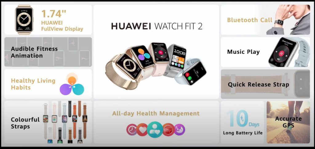 The smartwatch features 5ATM water resistance & has a press-to-release 'Link' design