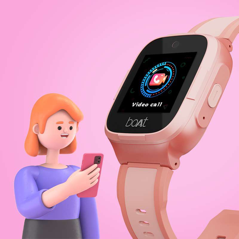 The boAt Wanderer Smart is a kids’ smartwatch that offers various features to keep your child connected and safe.