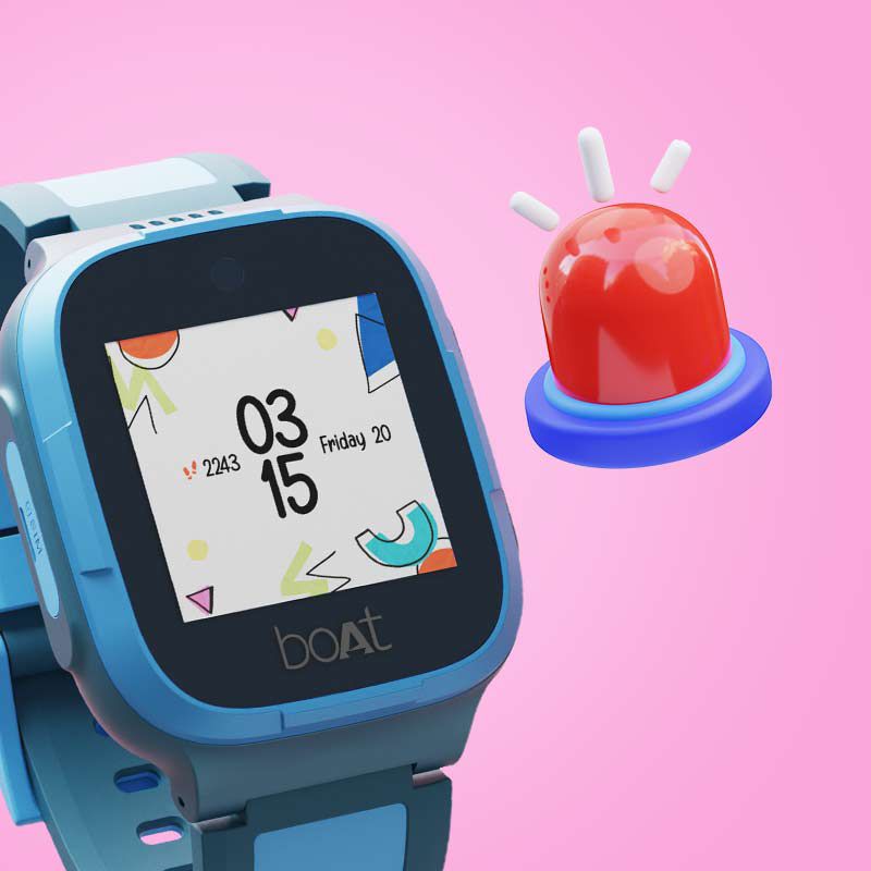 Additional features include a step tracker to monitor your child’s activity, an alarm clock, and a stopwatch.