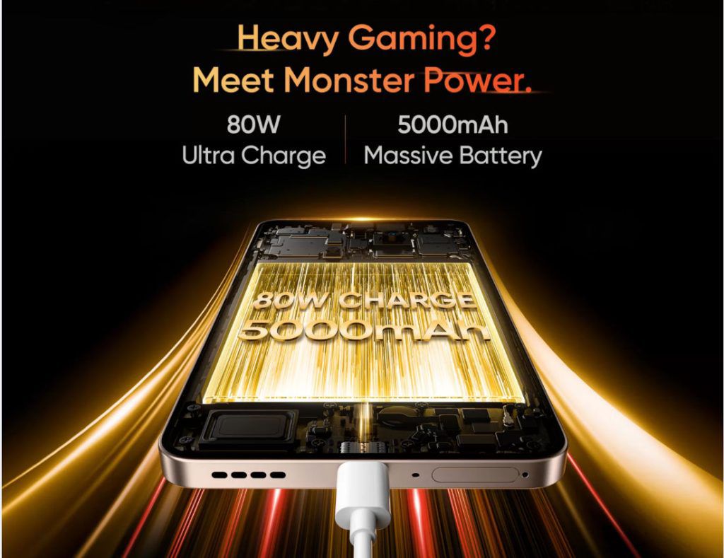 The realme 13+ 5G is engineered to handle the demands of serious gamers