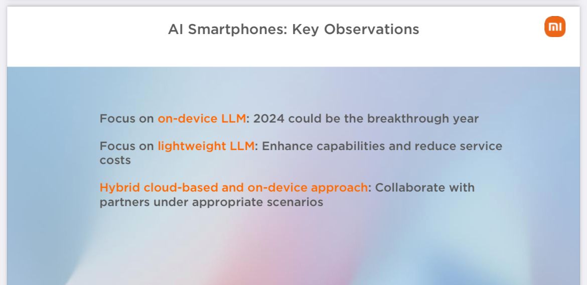 Key Features of Xiaomi AI Smartphones.