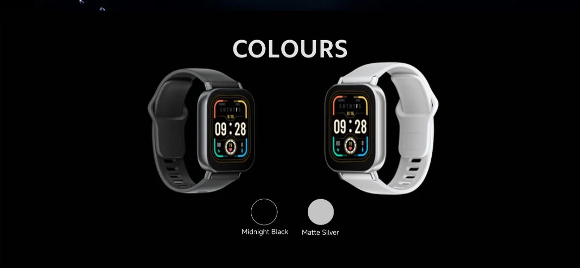 The Redmi Watch 5 Active is available in Midnight Black and Matte Silver colours