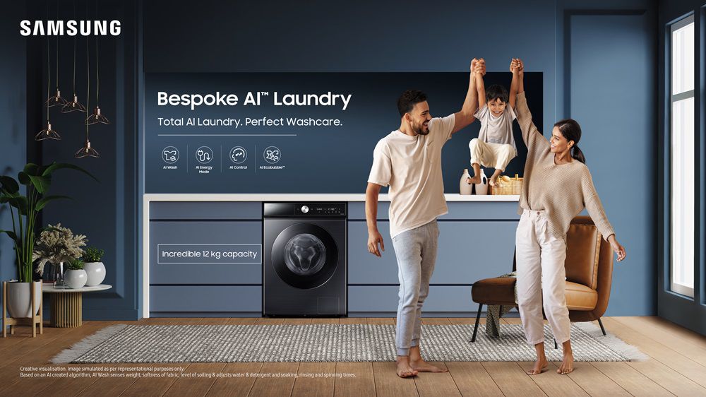 Samsung Launches 10 Large Capacity Bespoke AI Washing Machines for Indian Consumers