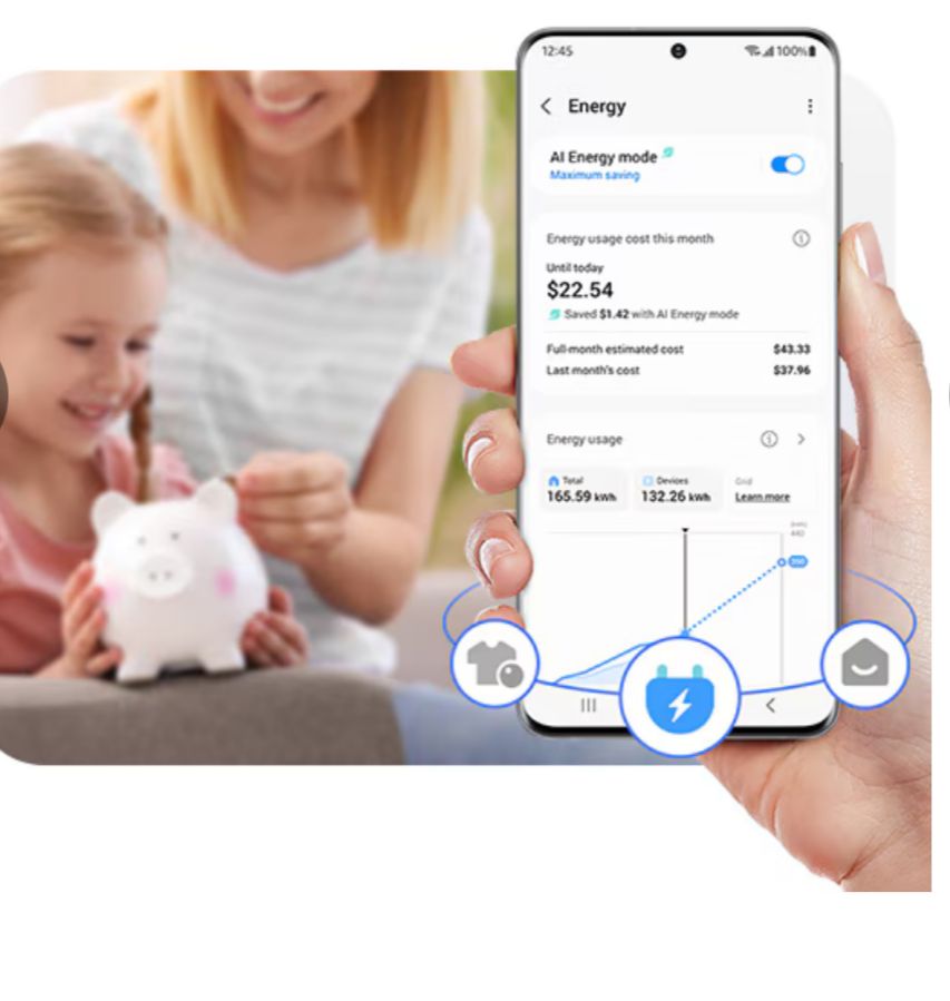 With AI Energy Mode available through the SmartThings App