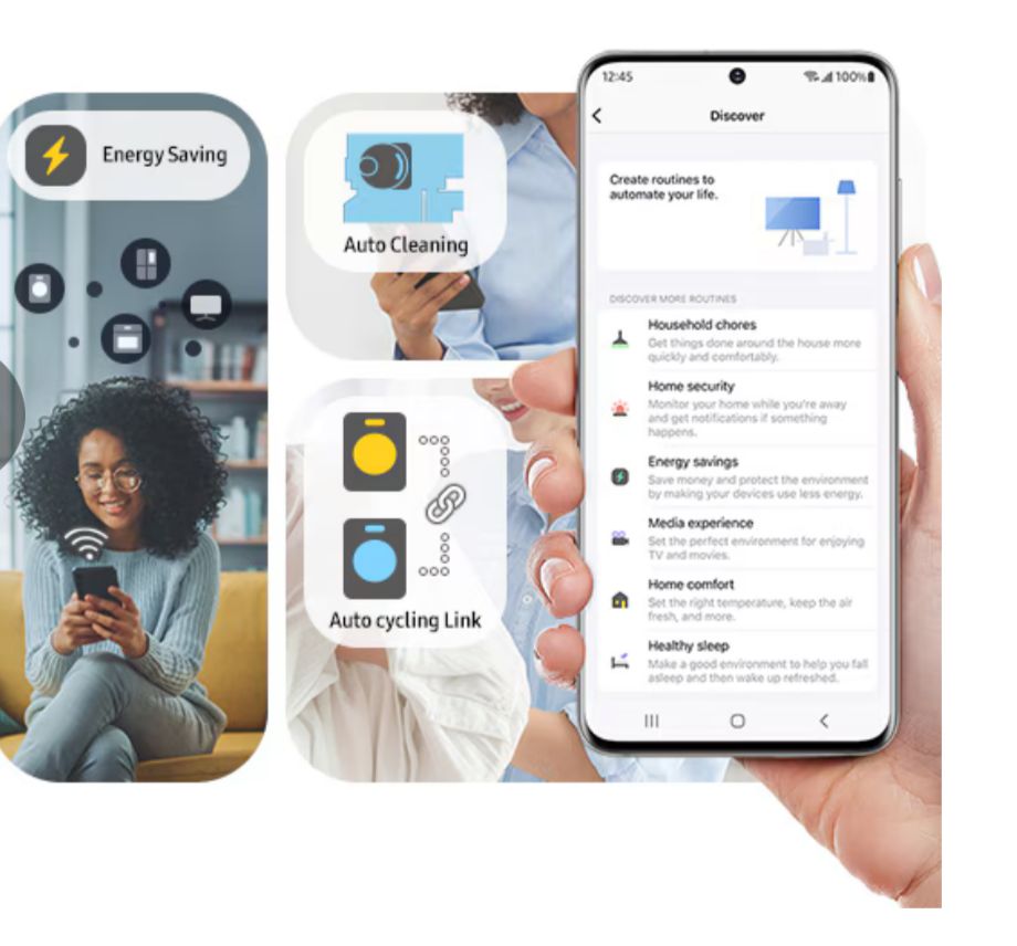 SmartThings Going Out mode allows users to manage their laundry remotely as well