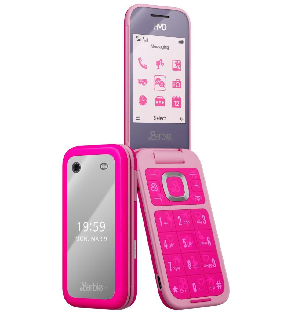 HMD has announced the Barbie phone, which appears to be a slightly modified version of the Nokia 2660 Flip.