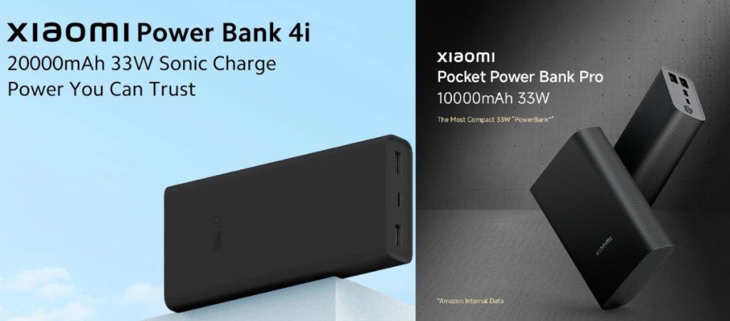 Xiaomi has launched the Power Bank 4i and Pocket Power Bank Pro in India.