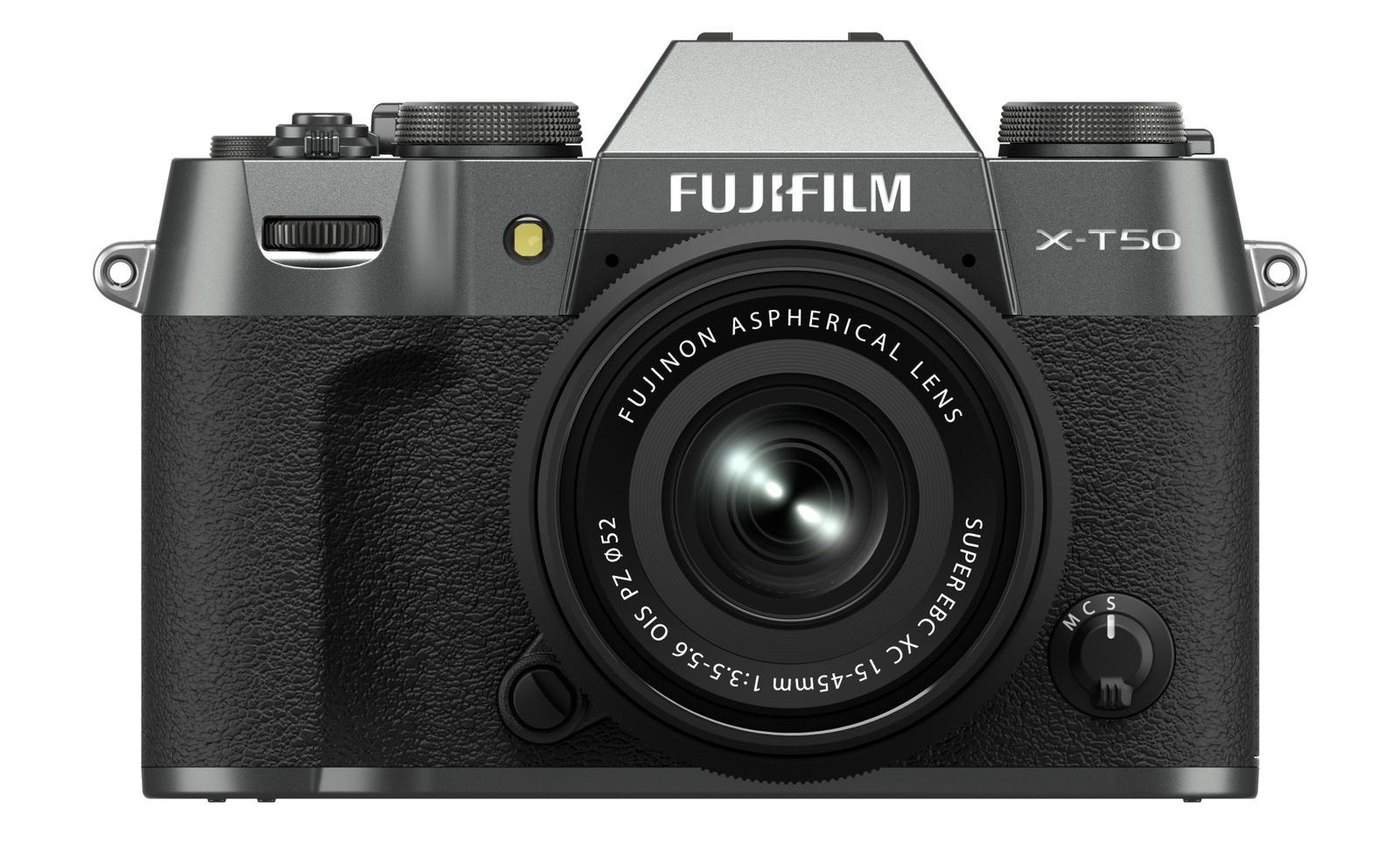 The X-T50 is a digital camera that combines the ease of shooting with a compact and lightweight body