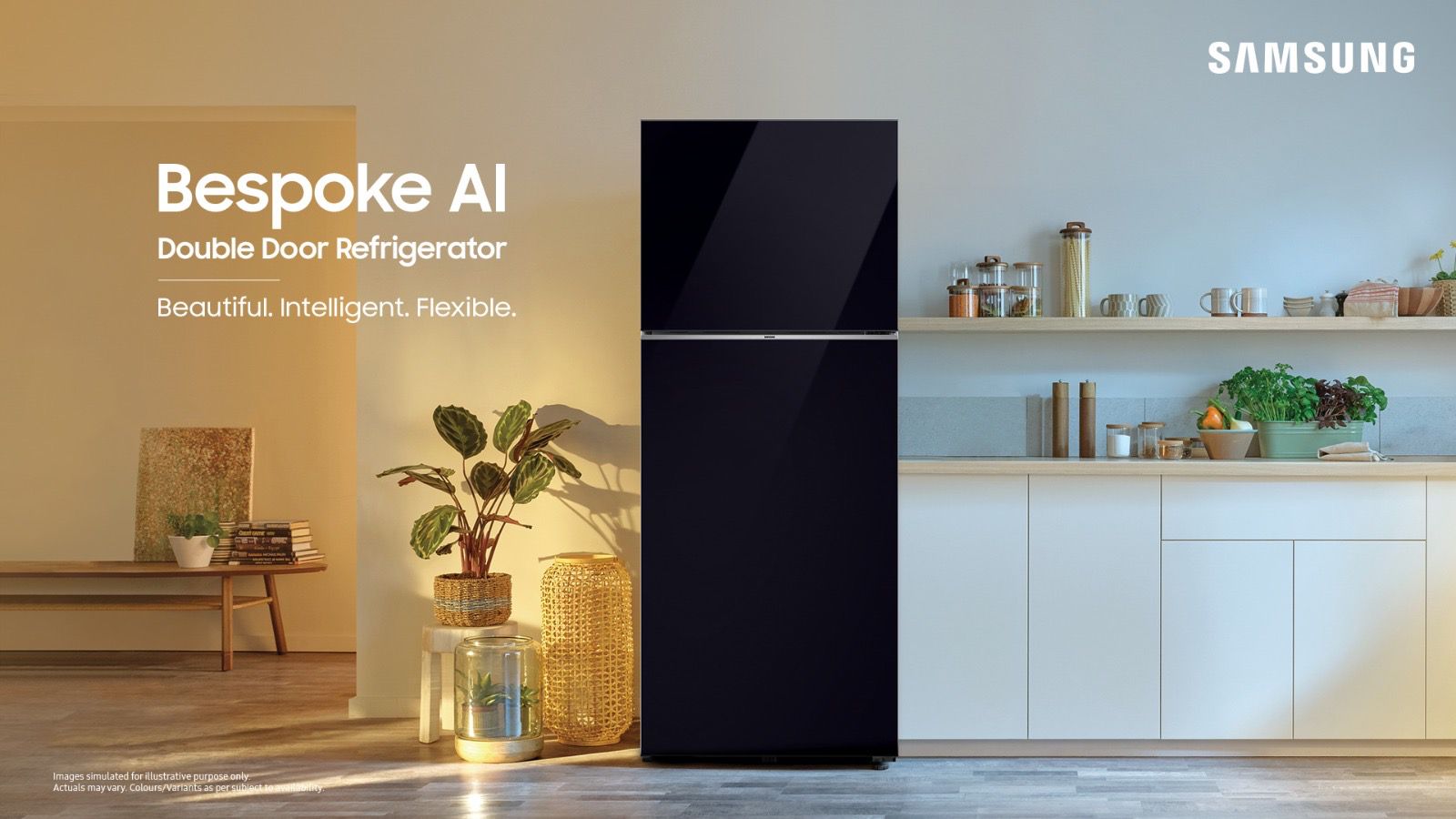 Samsung, today unveiled its new Bespoke AI Double Door Refrigerator series in India.