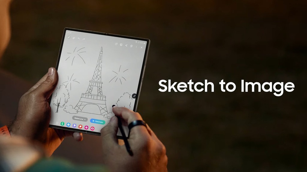 Samsung’s Sketch-to-Image tool helps creatives generate original images without needing drawing skills