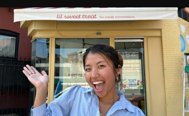 Elly Ross, the tech pro who rejected Google and Apple's offers to open candy store "Lil Sweet Treat" in NYC (Image - Elly Ross).