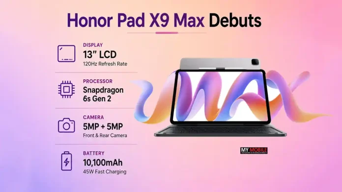 Honor-Pad-X9-Max-Debuts-with-13-inch-120Hz-Display Honor Pad X9 Max Debuts with 13-inch 120Hz Display