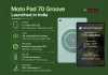 Moto Pad 70 Groove Launched in India With JBL 9-Speaker System, 12.1-inch 2.5K Display and Built-in Kickstand Moto Pad 70 Groove Launched