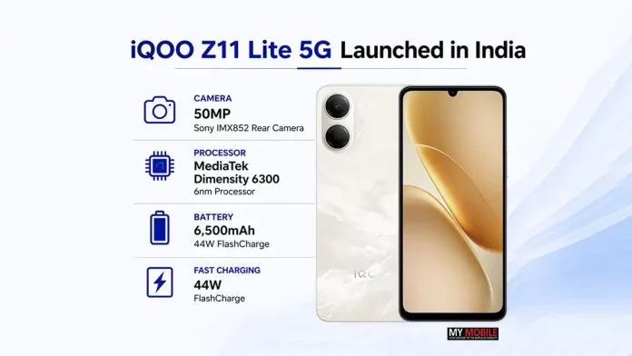 iQOO Z11 Lite 5G Launched in India