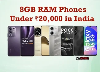 8GB RAM Phones Under ₹20,000 in India 8GB RAM Phones Under ₹20,000 in India