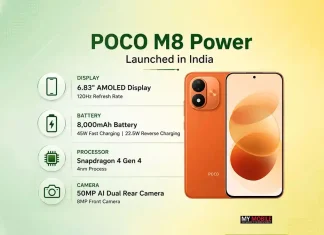 POCO M8 Power Launched in India With 8,000mAh Battery, 120Hz AMOLED Display and Snapdragon 4 Gen 4 POCO M8 Power Launched in India